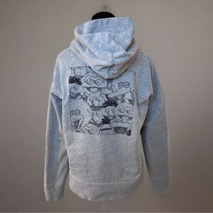 KAWS x Sesame Street UNIQLO Hoodie Sweatshirt Sz S Women Cartoon Hype Jpn Street